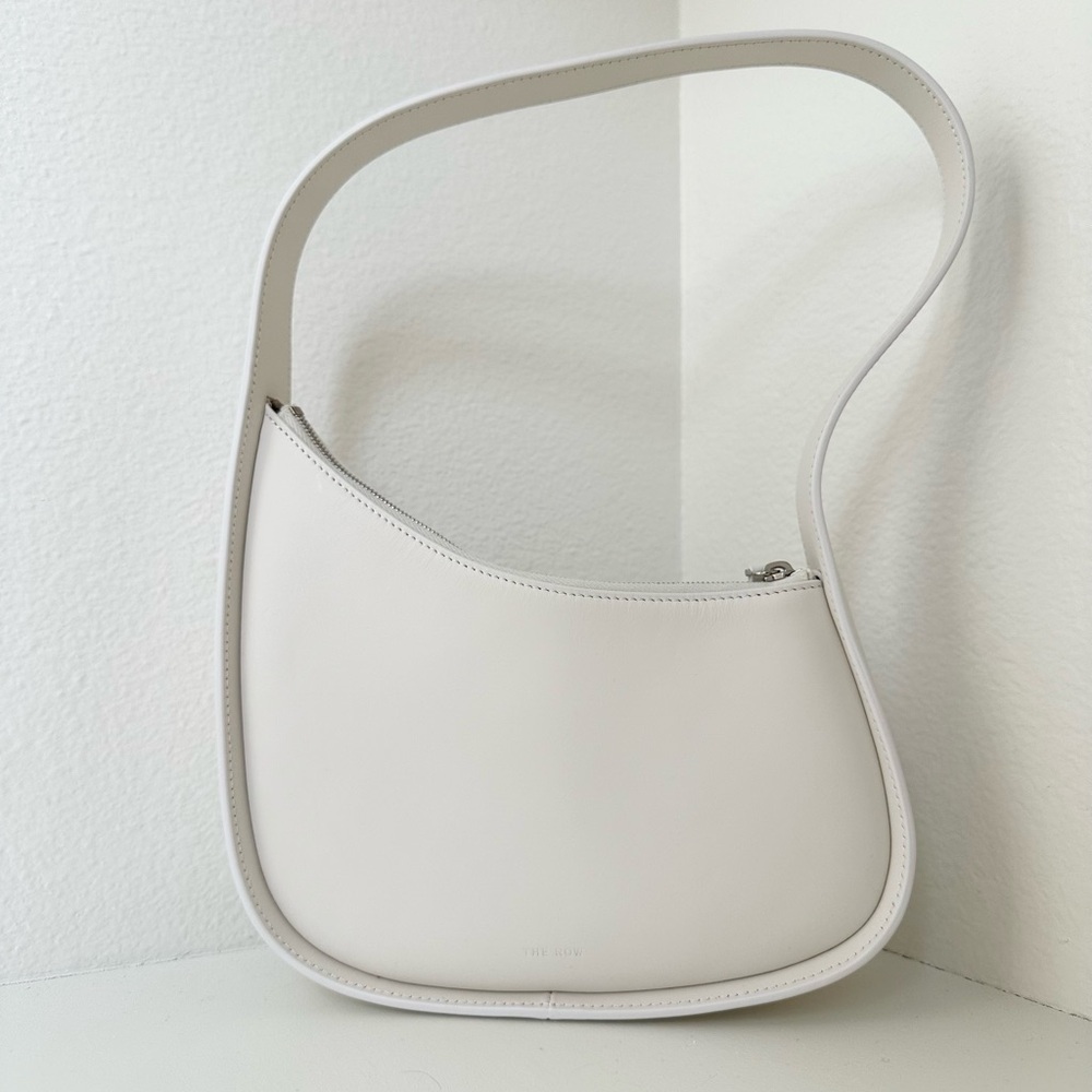 The Row Half Moon Leather Shoulder Bag - Picture 2 of 16